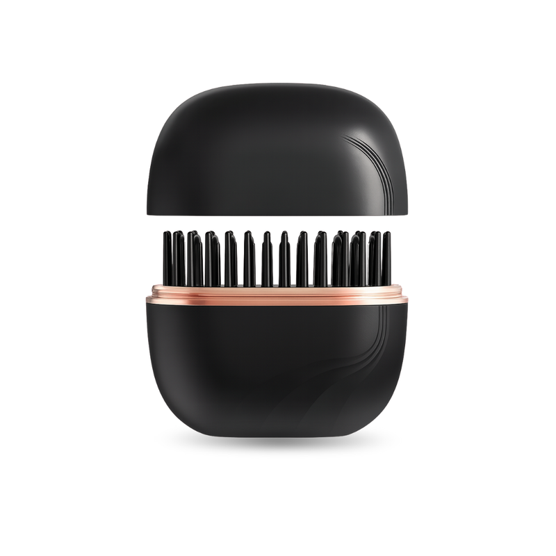 Mini Escova Modeladora Portátil - Efeito Liso de Salão em 30 Segundos