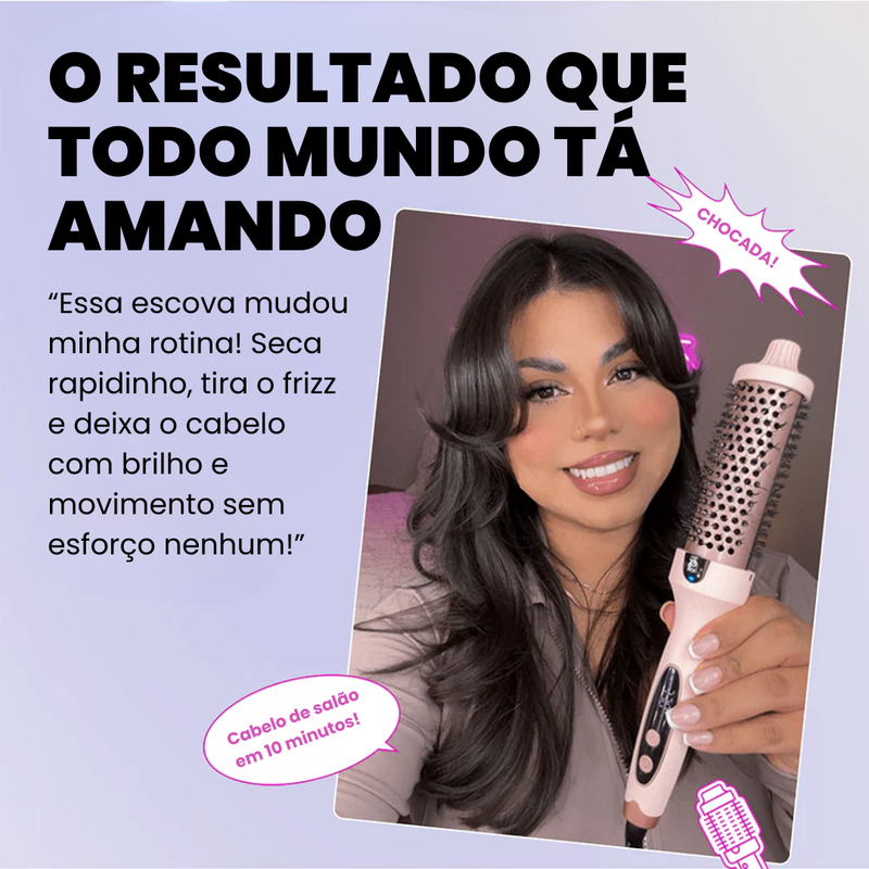 Escova Modeladora PowerBrush 2 em 1