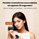 Mini Escova Modeladora Portátil - Efeito Liso de Salão em 30 Segundos