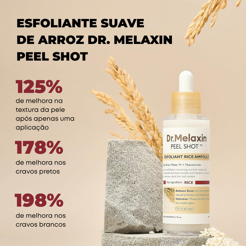 Dr. Melaxin™ Peel Shot – Esfoliante de Arroz (80ml)